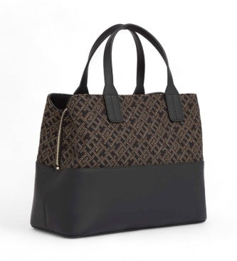 Jacquard Med Satchel Bag Tommy Hilfiger