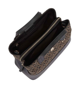 Jacquard Med Satchel Bag Tommy Hilfiger