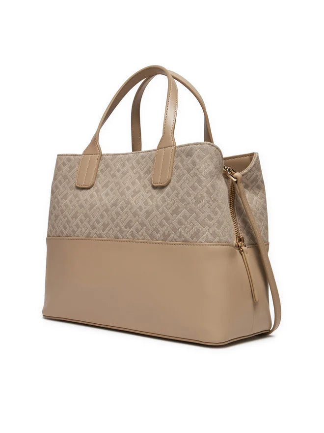 Jacquard Med Satchel Bag Tommy Hilfiger