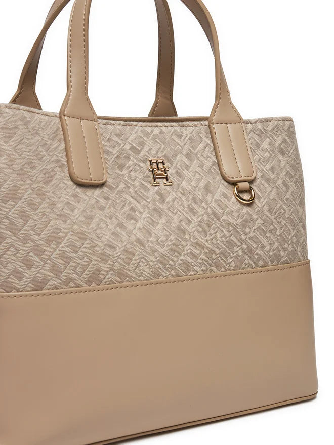Jacquard Med Satchel Bag Tommy Hilfiger