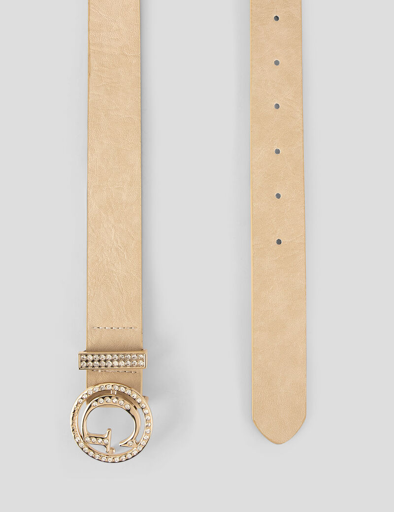 Strass Buckle Belt