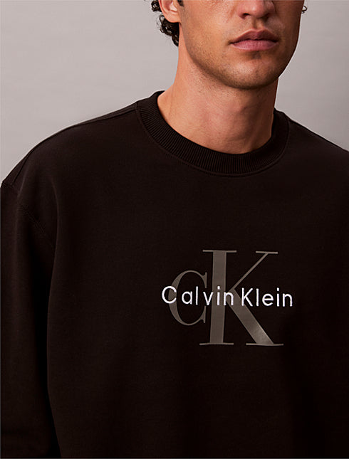 Terry Monologo Sweatshirt Calvin Klein