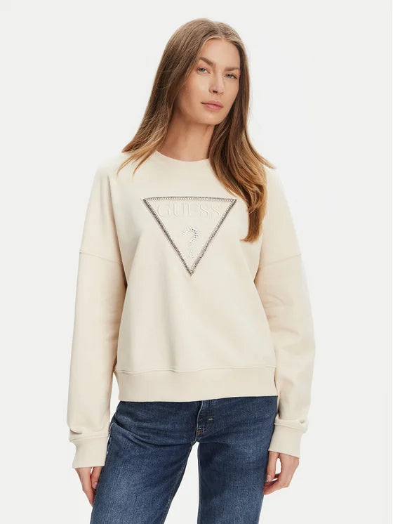 Rachele Triangle Sweatshirt Guess
