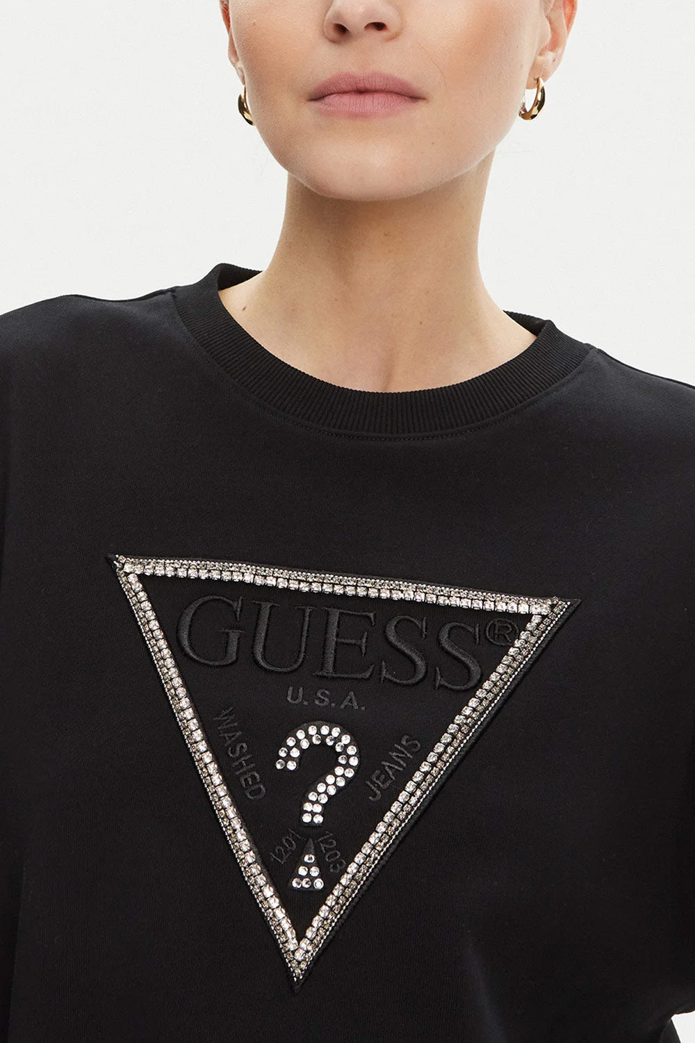 Rachele Triangle Sweatshirt Guess