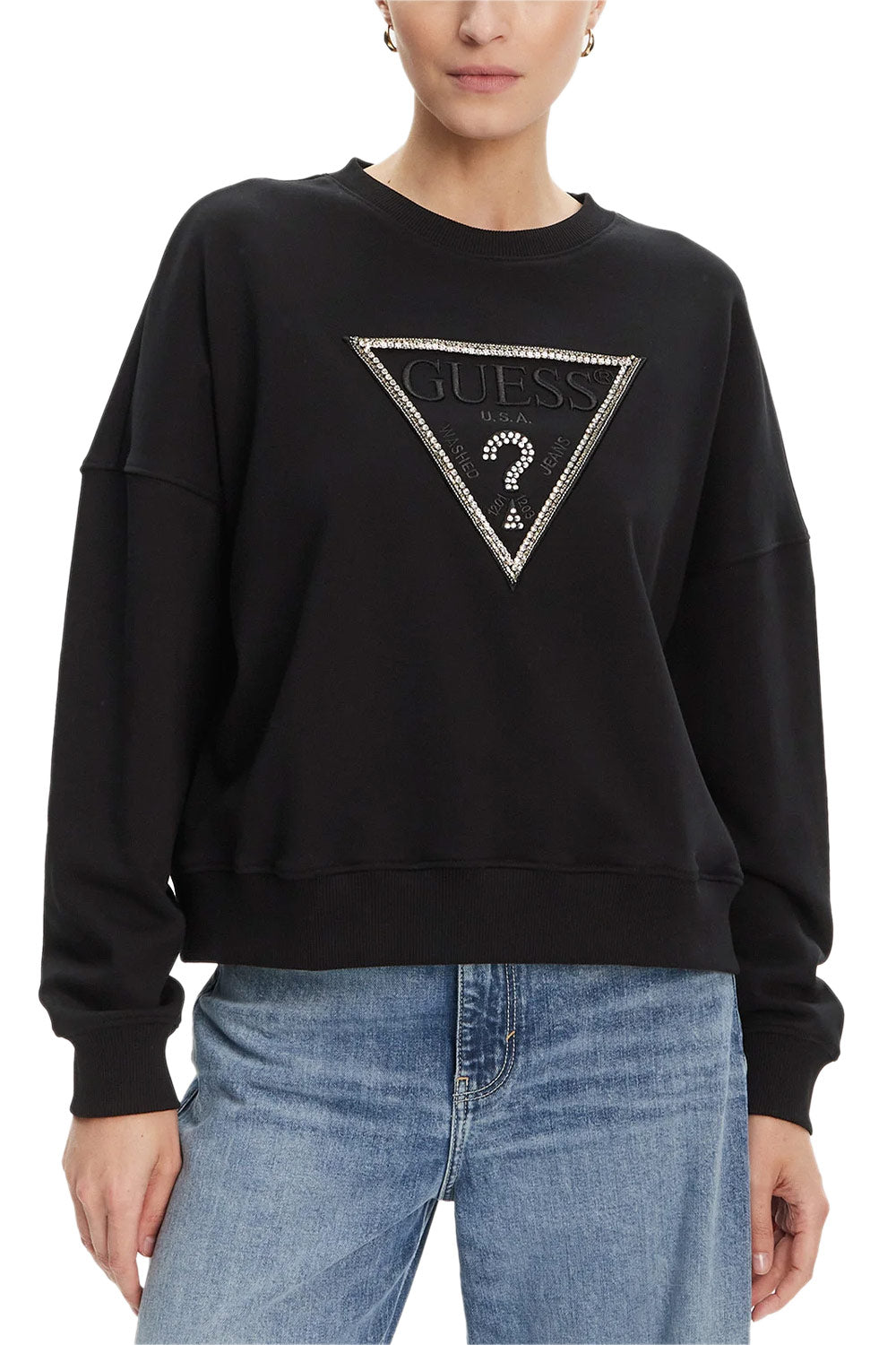 Rachele Triangle Sweatshirt Guess