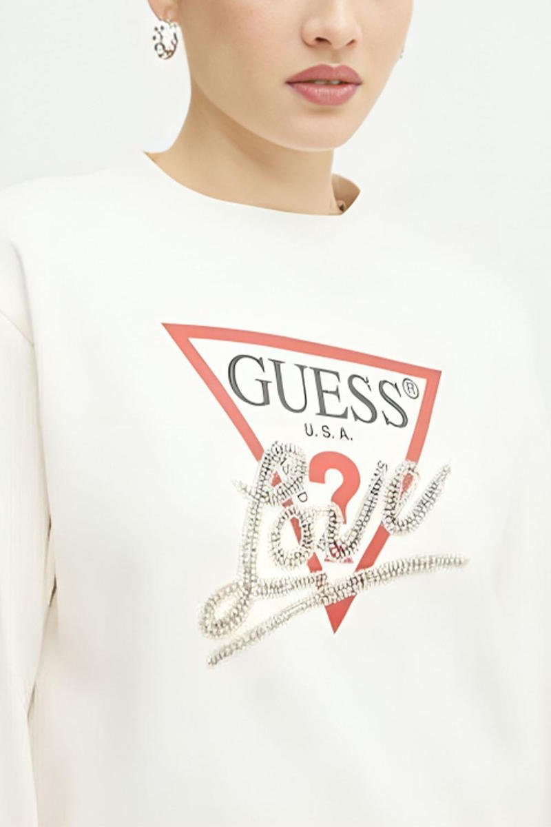 Studded Love Sweatshirt Guess