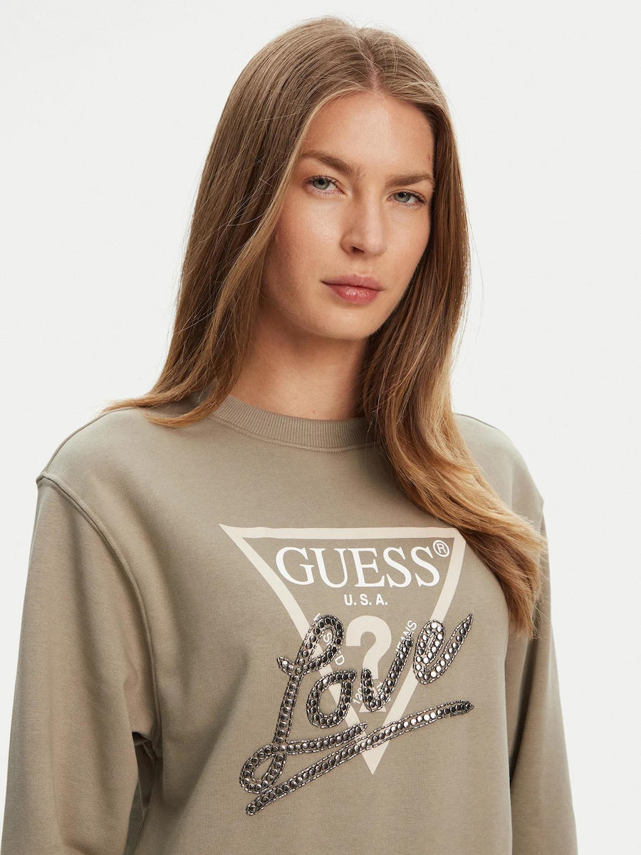 Studded Love Sweatshirt Guess