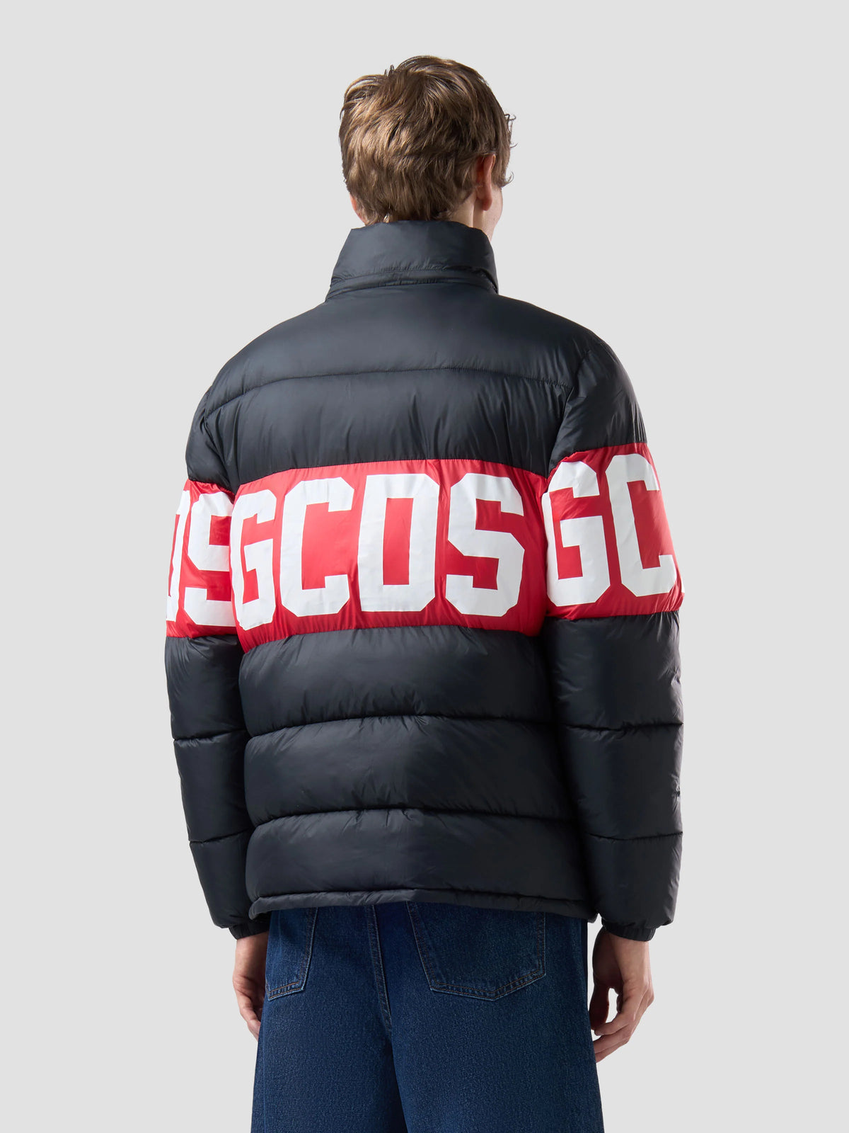 Band Logo Puff Jacket GCDS
