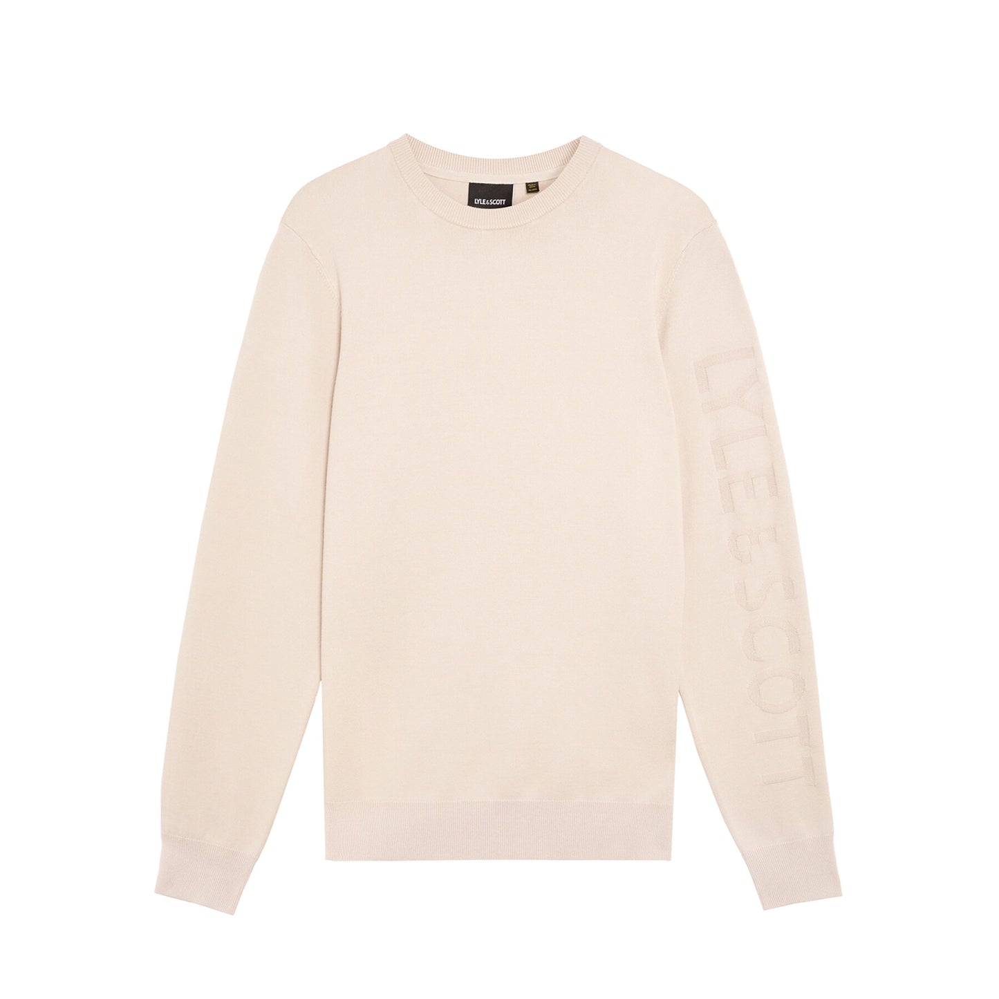Mesh Logo Crew Neck Jumper Lyle e Scott