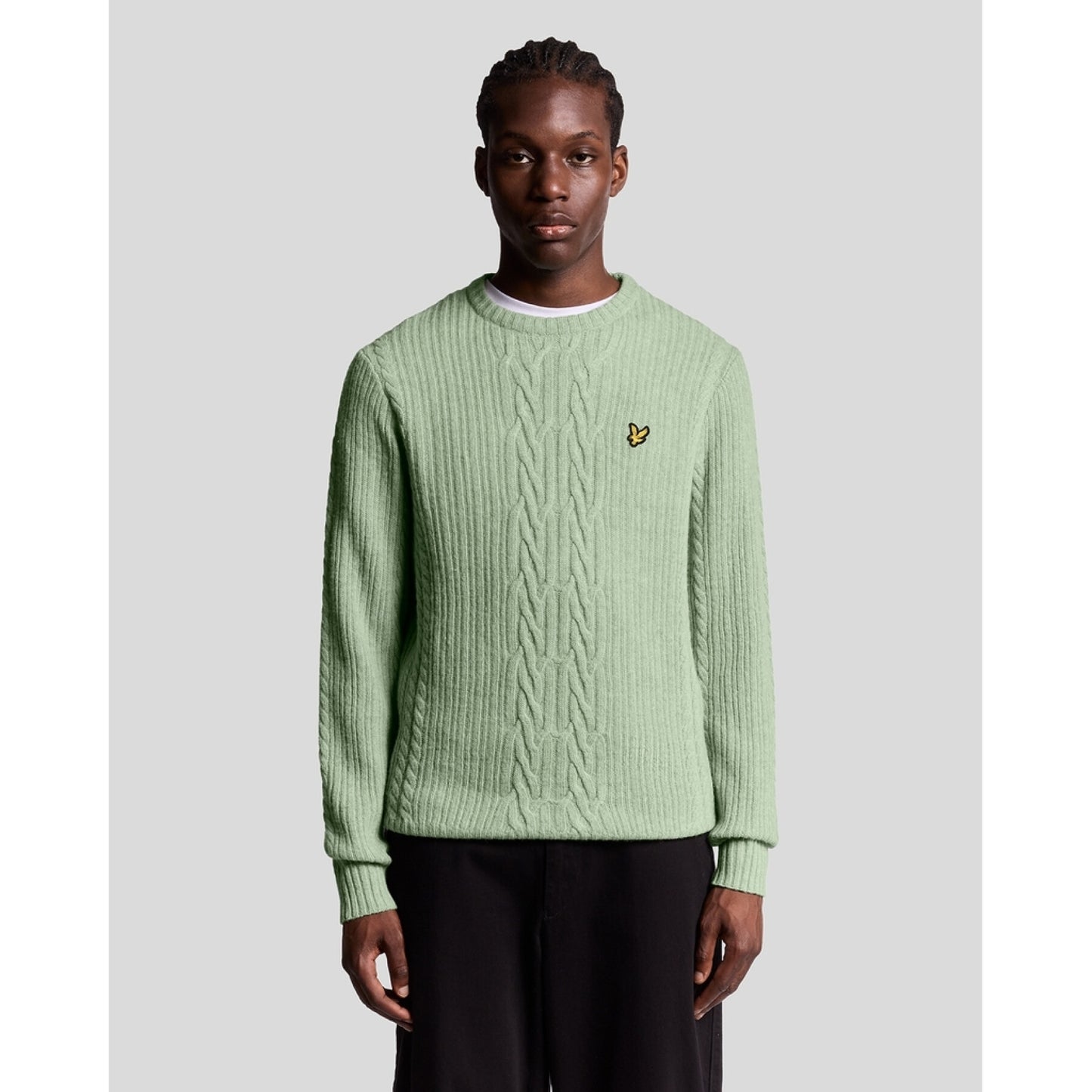Ribbed Cable Knit Jumper