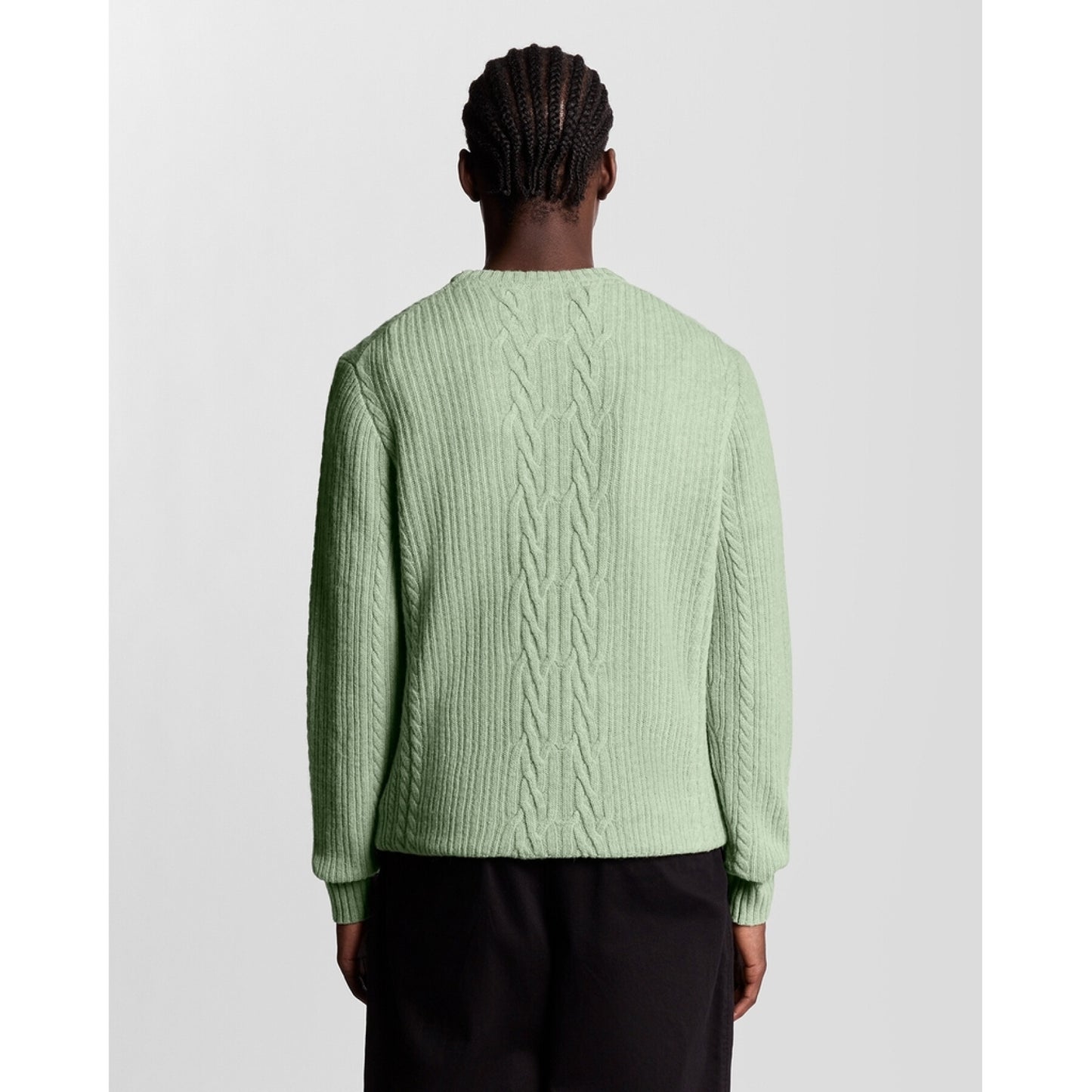Ribbed Cable Knit Jumper