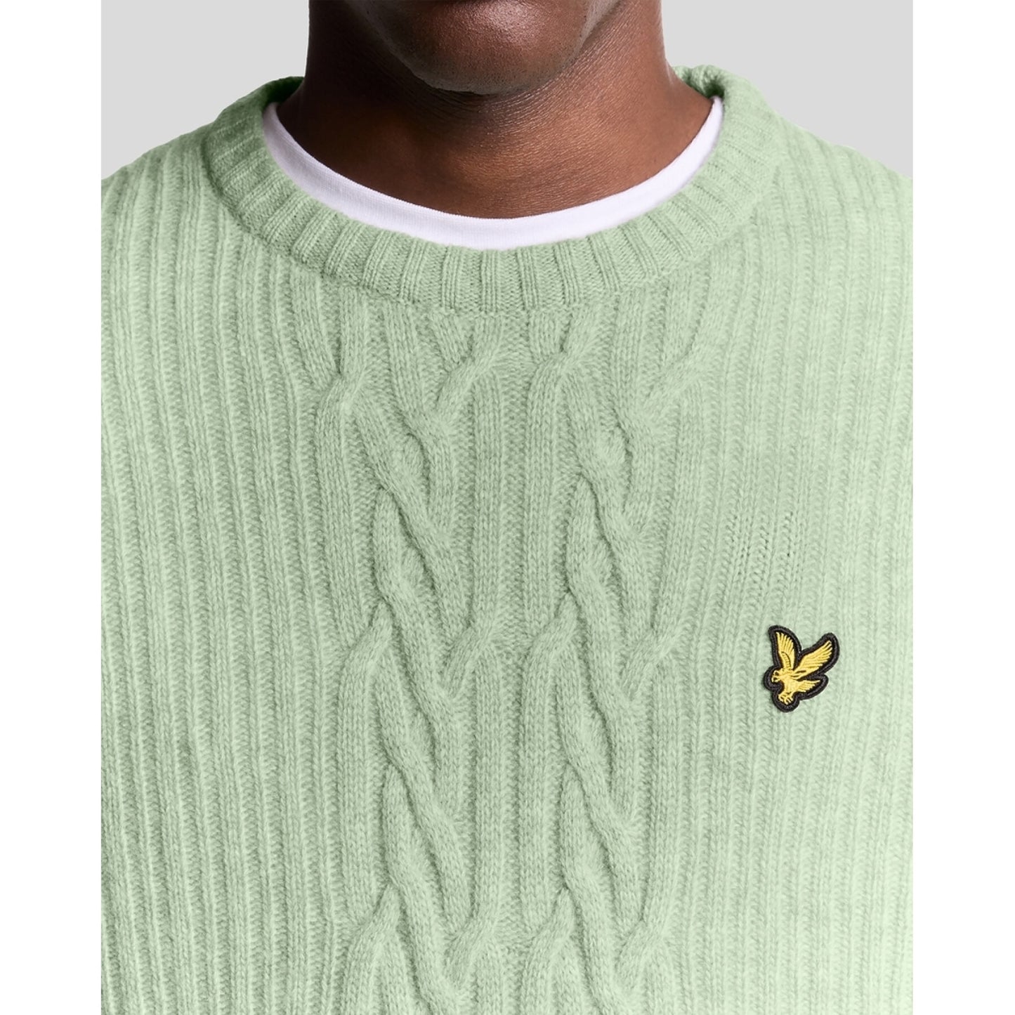 Ribbed Cable Knit Jumper