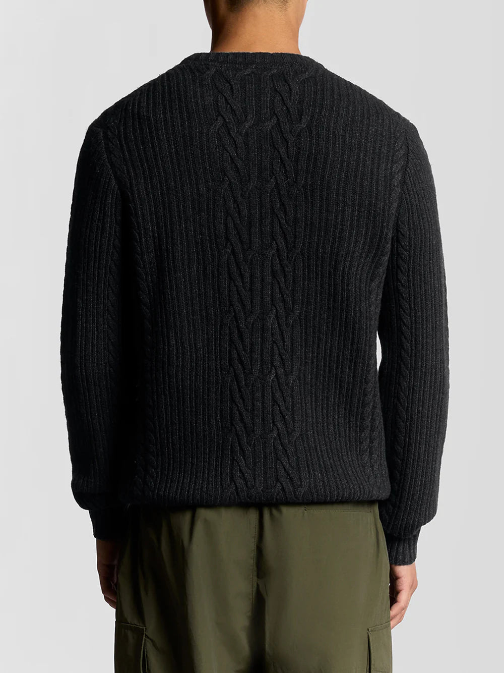 Ribbed Cable Knit Jumper