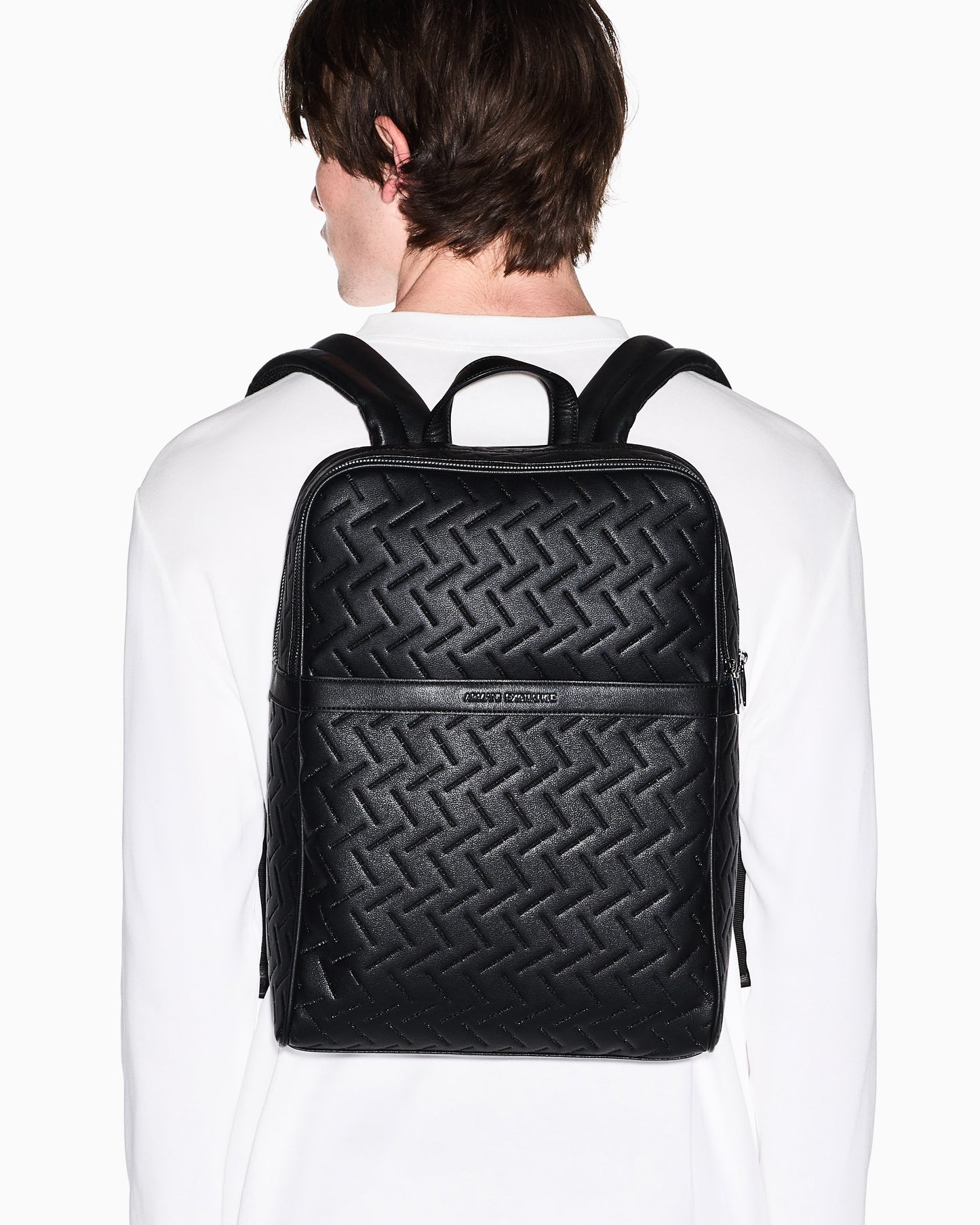 Ginevra Embossed Backpack Armani Exchange