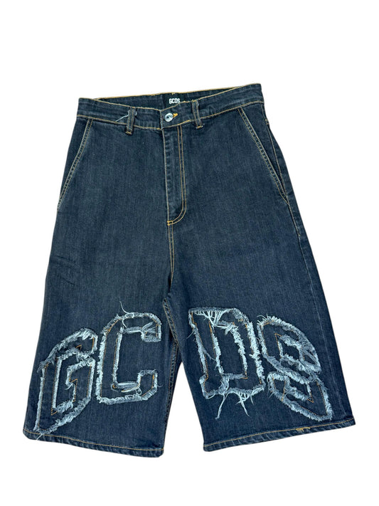 Wide Shorts Denim GCDS