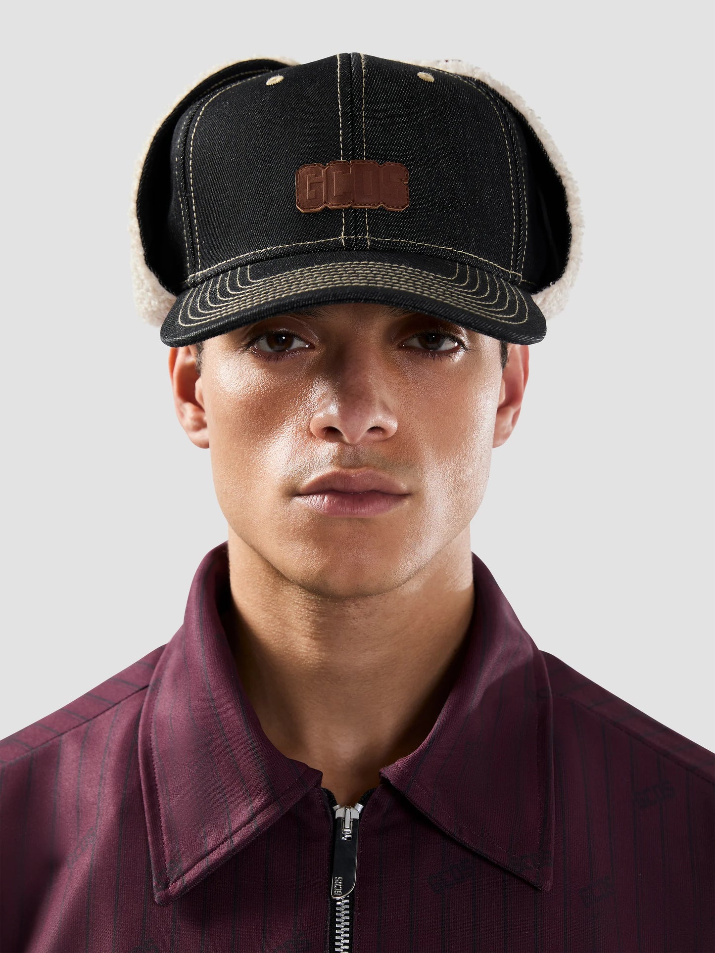 Earflap Denim Baseball Hat