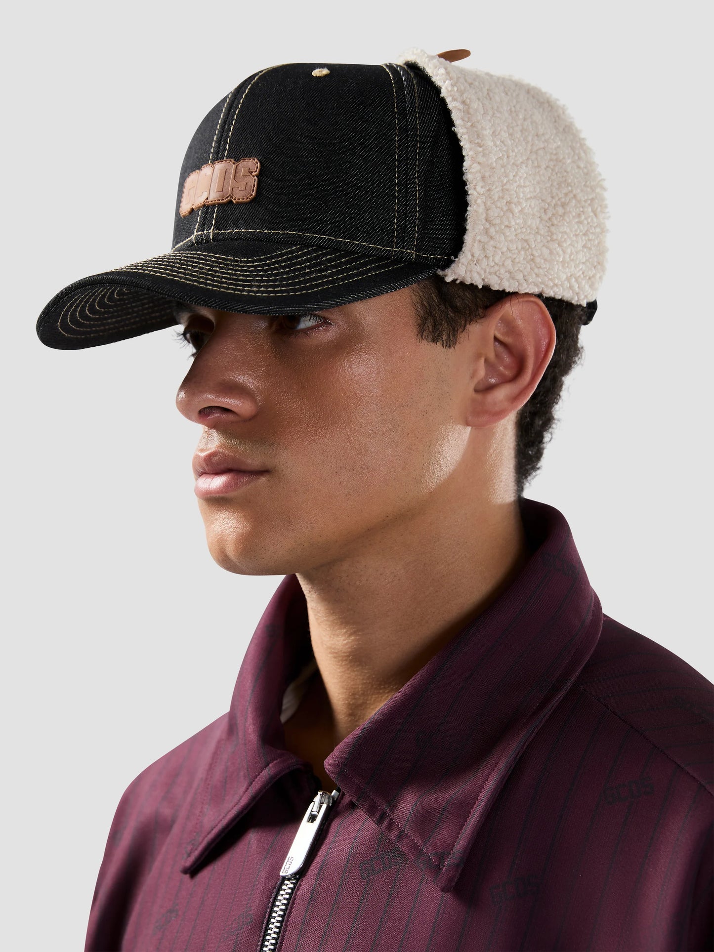 Earflap Denim Baseball Hat