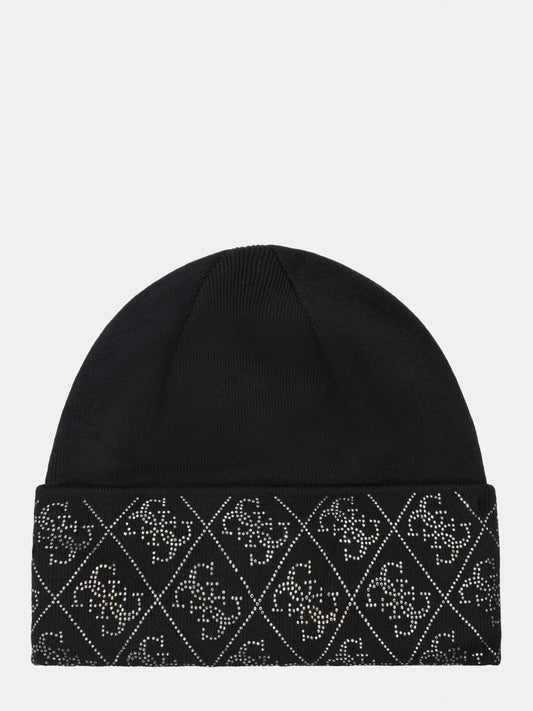 Rhinestones Beanie Guess