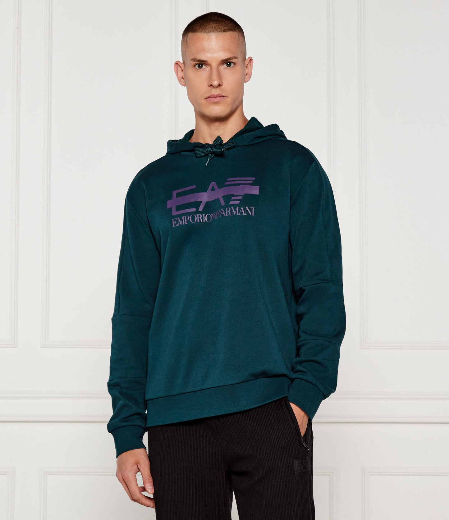 Hoodie logo EA7