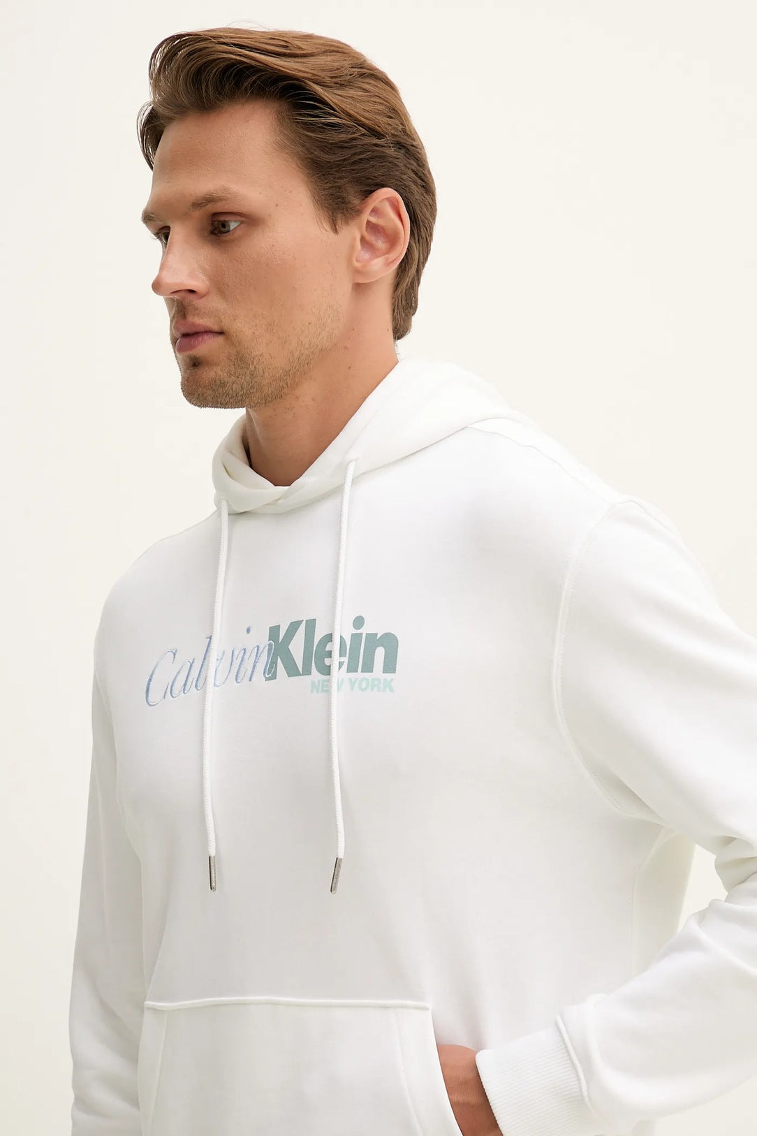 Felpa Terry Cursive Calvin Klein