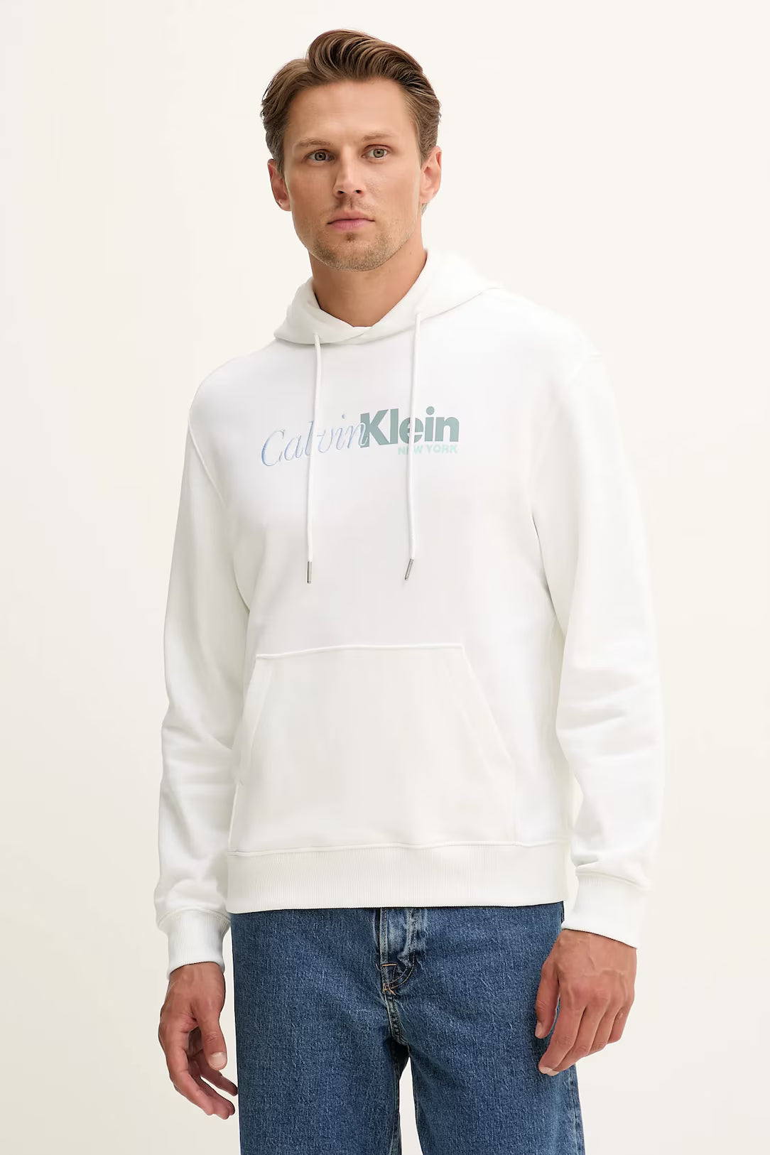 Felpa Terry Cursive Calvin Klein