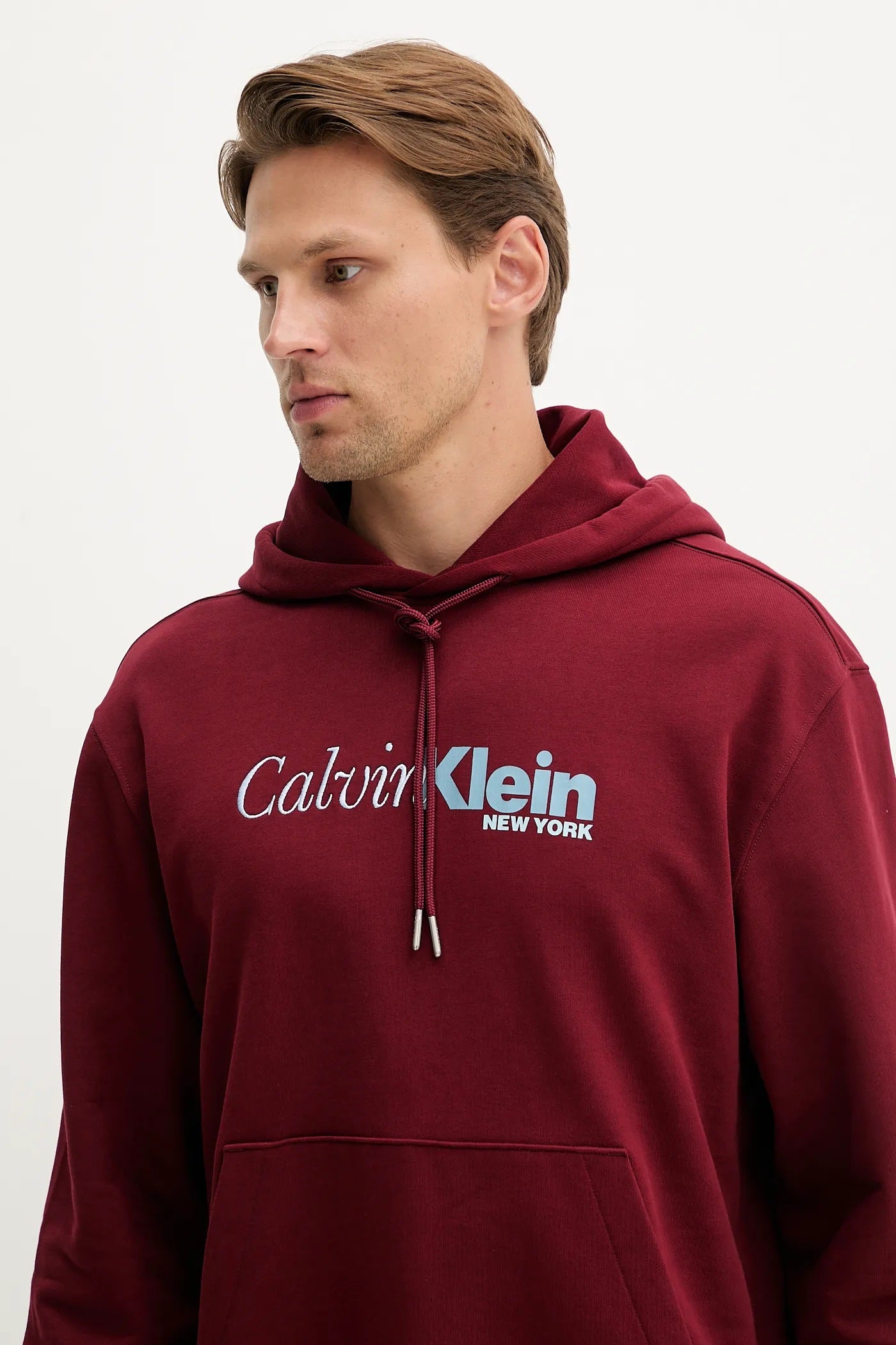 Felpa Terry Cursive Calvin Klein