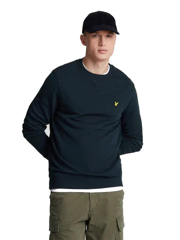 Crew Neck Brushback Sweatshirt Lyle E Scott