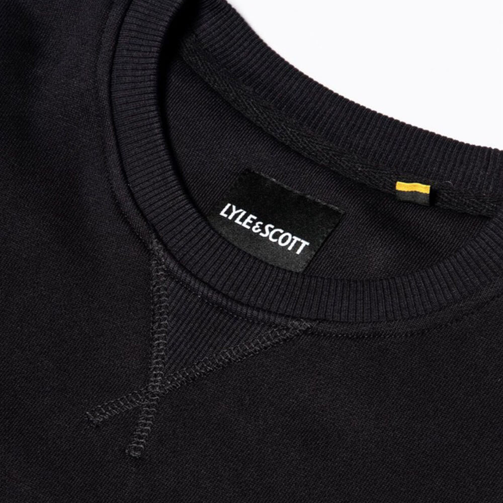 Crew Neck Brushback Sweatshirt Lyle E Scott