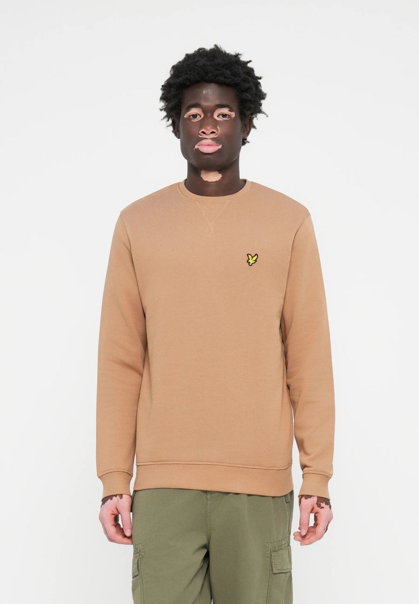 Crew Neck Brushback Sweatshirt Lyle E Scott