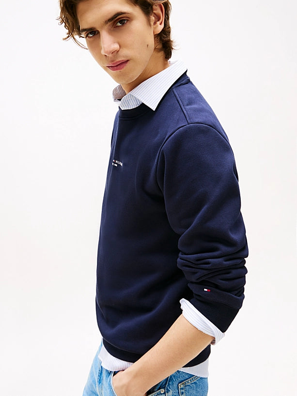 Crew Neck Logo Tommy Hilfiger