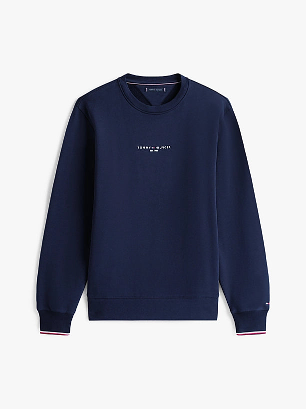 Crew Neck Logo Tommy Hilfiger