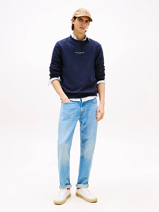 Crew Neck Logo Tommy Hilfiger