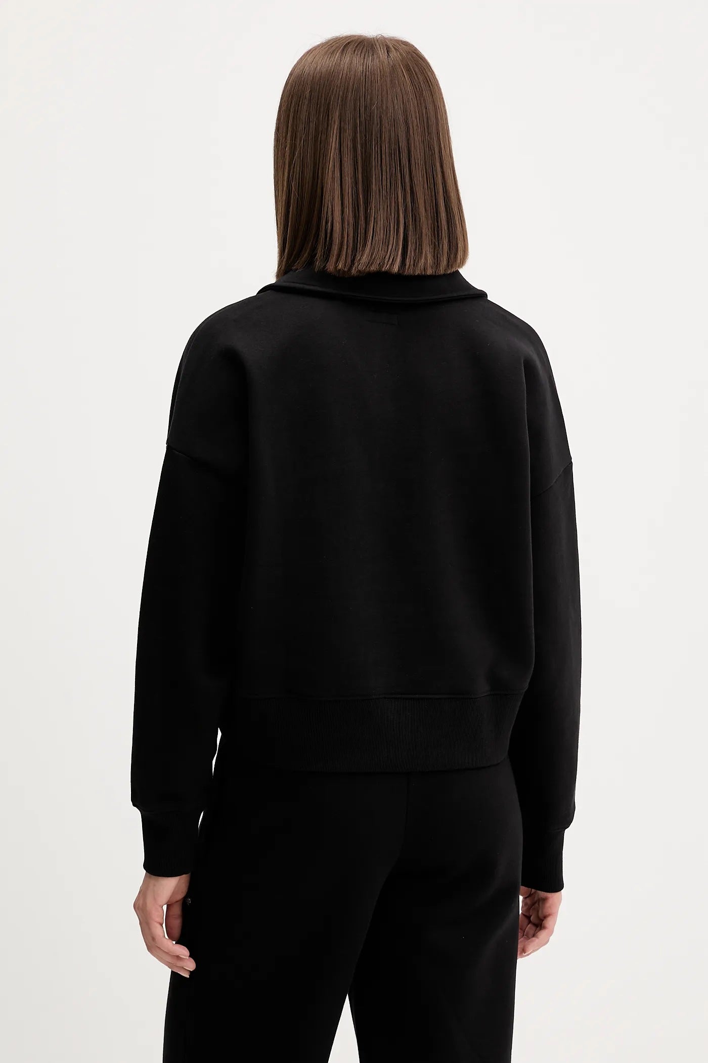 Notched Collar Crop Guess Jeans