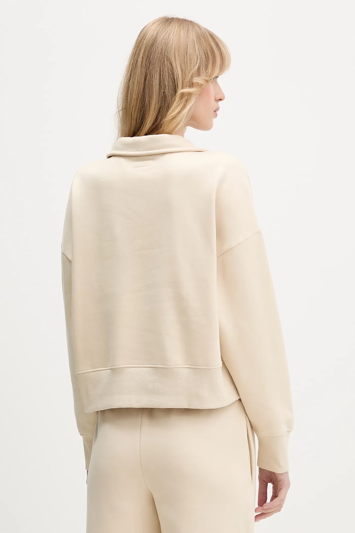 Notched Collar Crop Guess Jeans