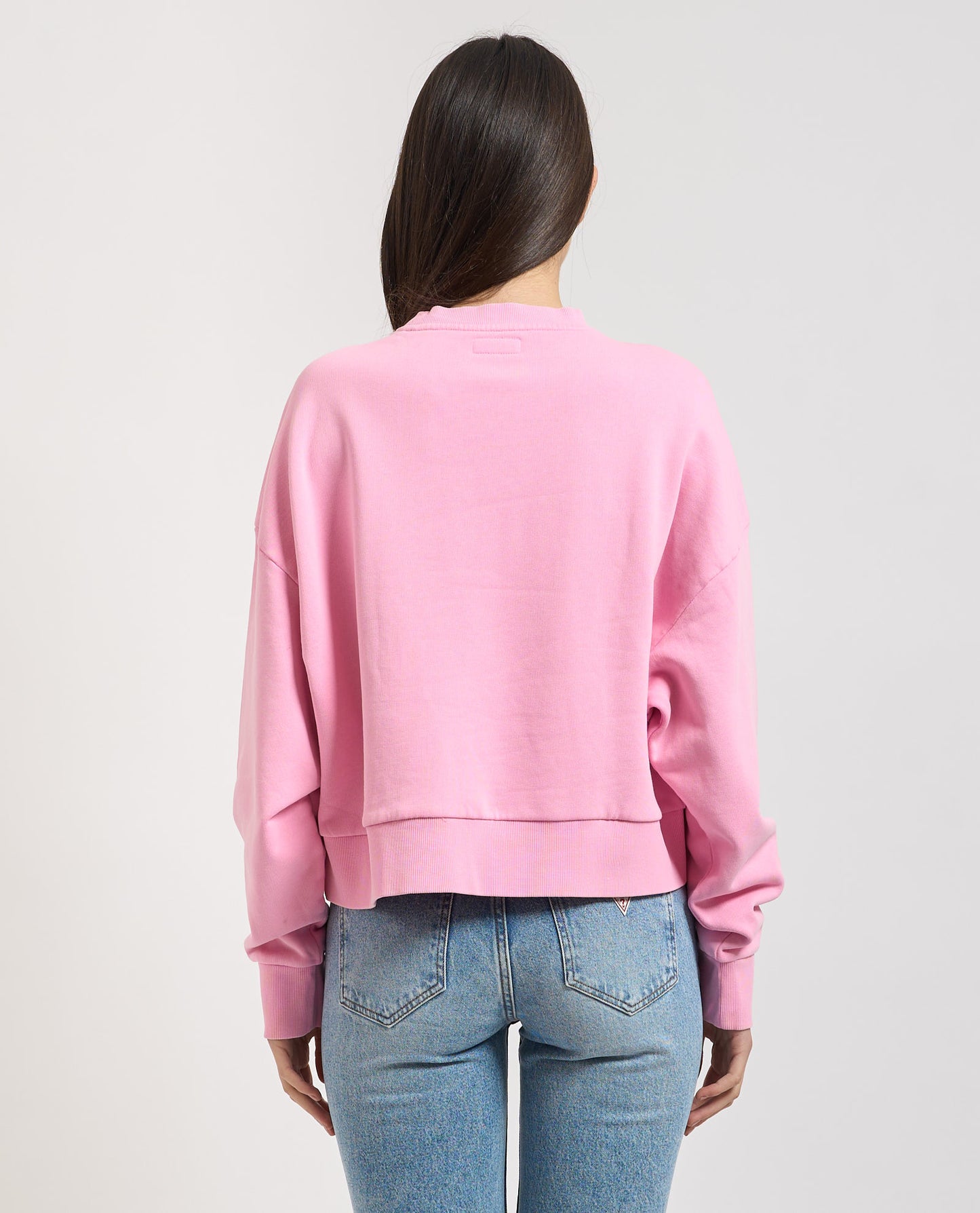 Drop Shoulder Cropped Guess Jeans