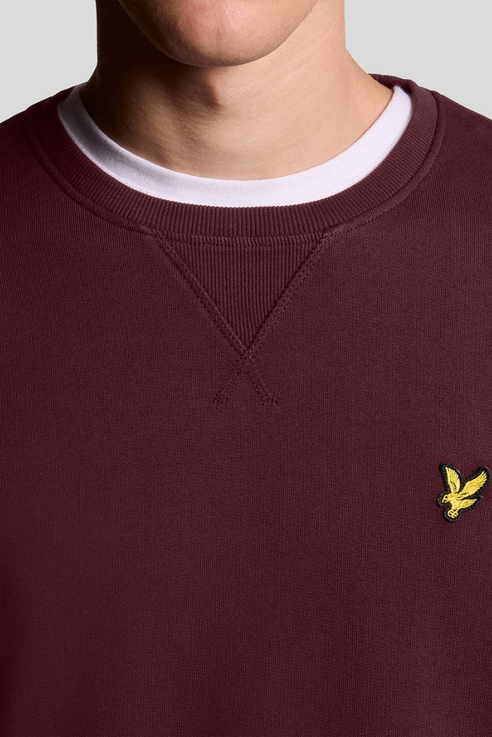 Crew Neck Brushback Sweatshirt Lyle E Scott