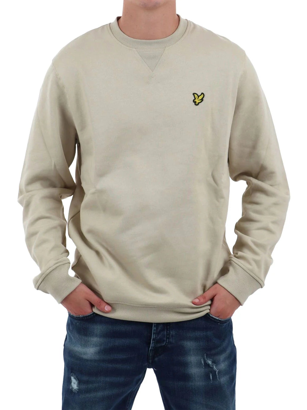Crew Neck Brushback Sweatshirt Lyle E Scott