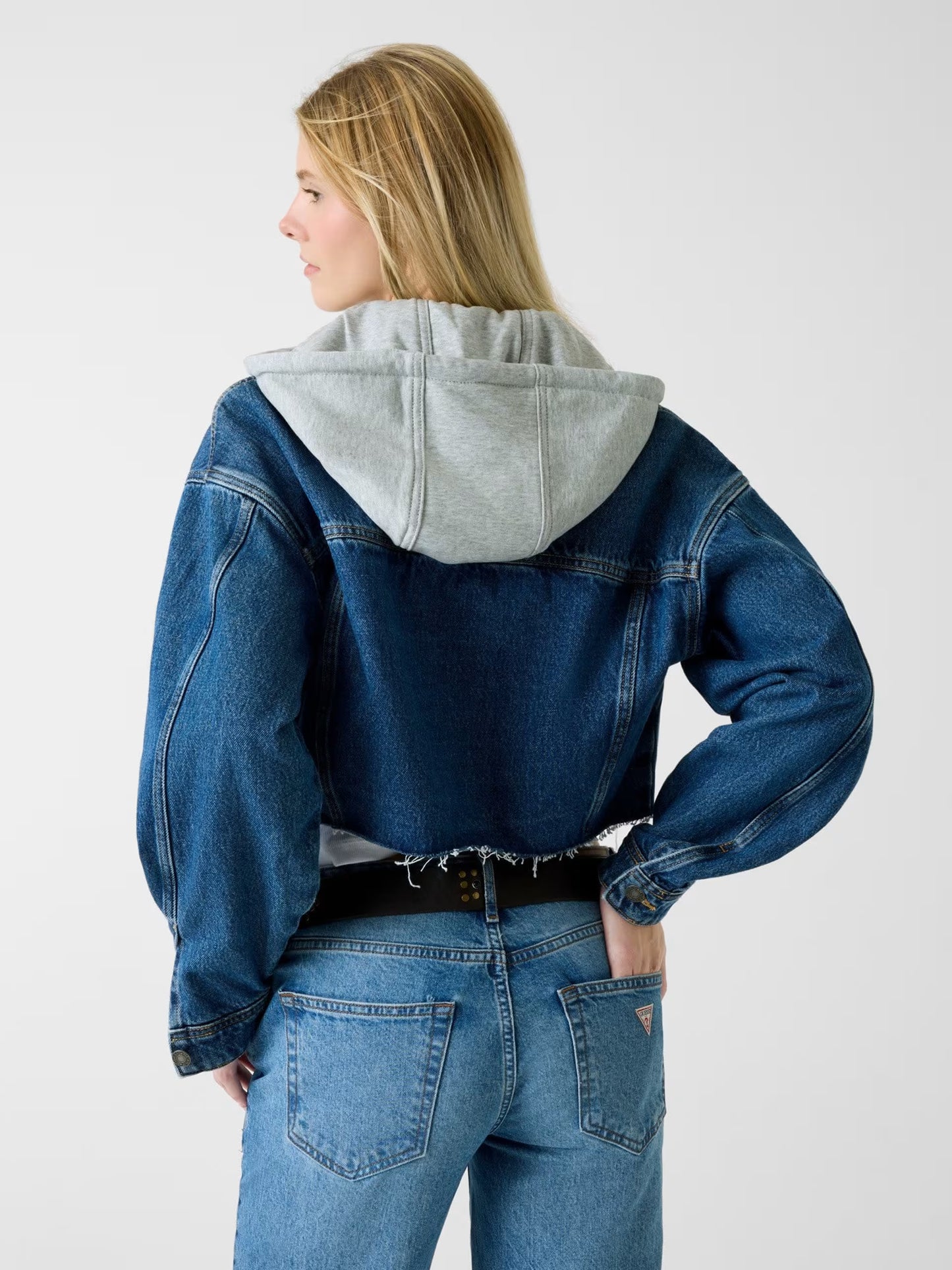 Cropped Trucker Guess
