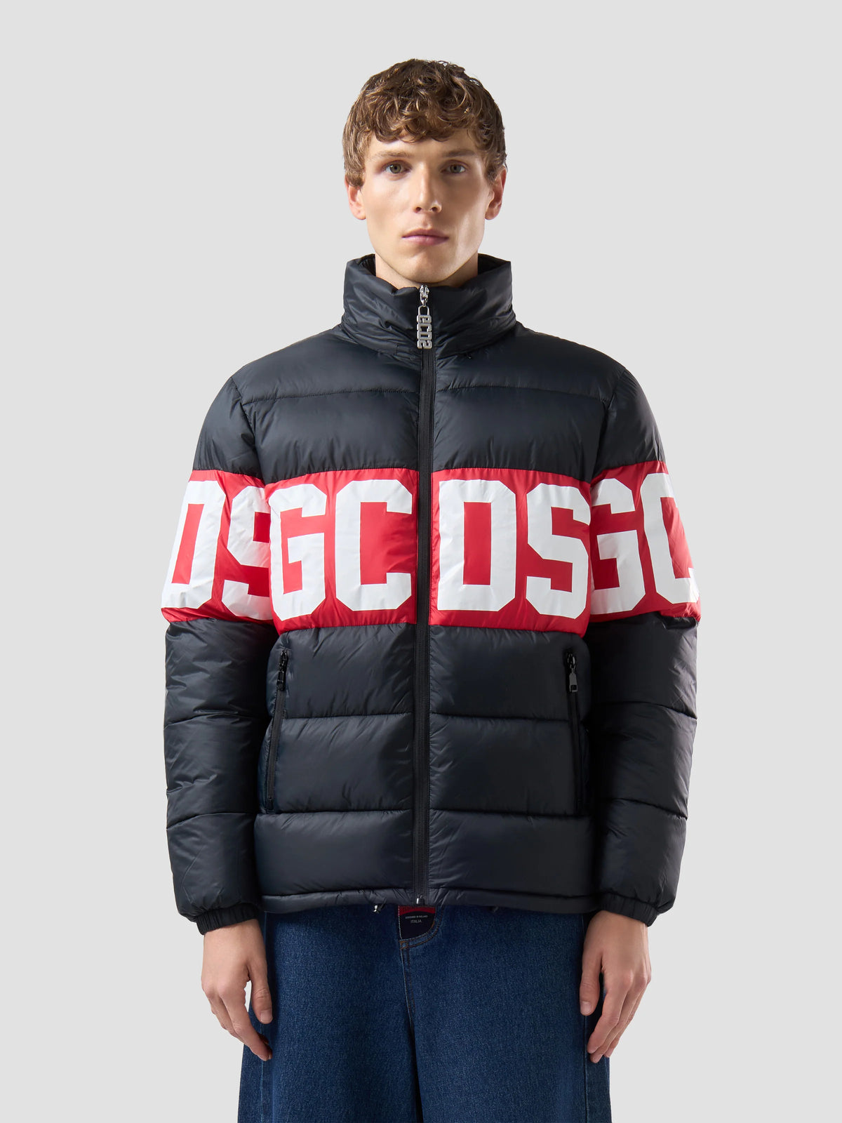 Band Logo Puff Jacket GCDS