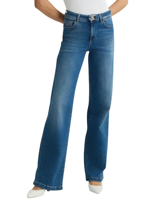 Jeans Botton Up Flare Lui-Jo