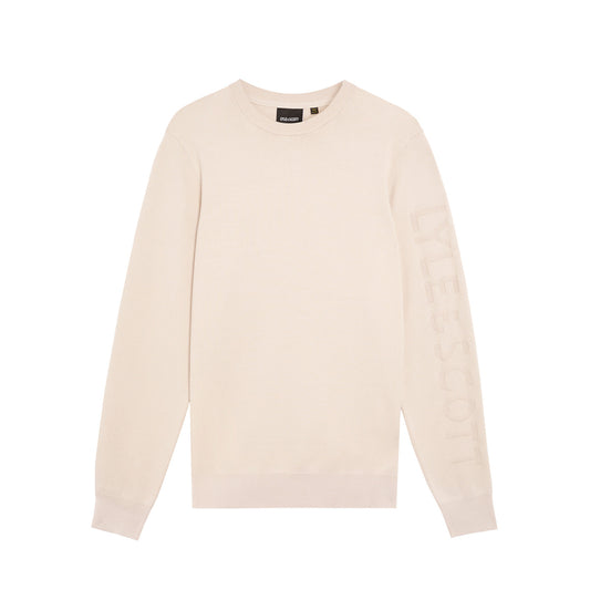 Mesh Logo Crew Neck Jumper Lyle e Scott