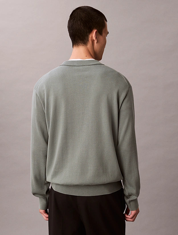 Maglione Monogram In Cotone Calvin Klein