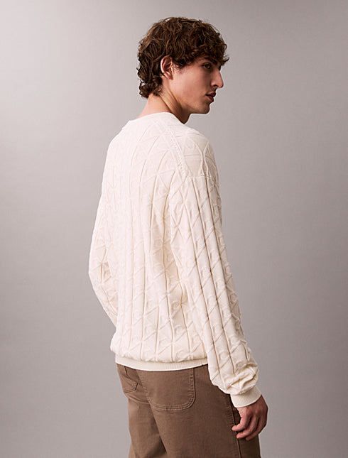 Crewneck Sweater Cotton Calvin Klein