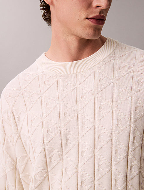 Crewneck Sweater Cotton Calvin Klein