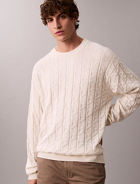 Crewneck Sweater Cotton Calvin Klein
