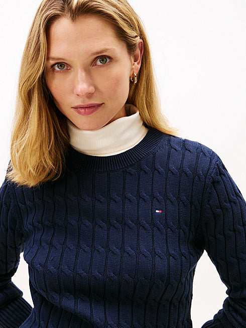 Cable Mid Swt Tommy Hilfiger