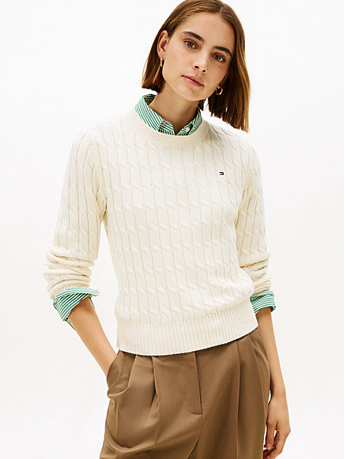 Cable Mid Swt Tommy Hilfiger