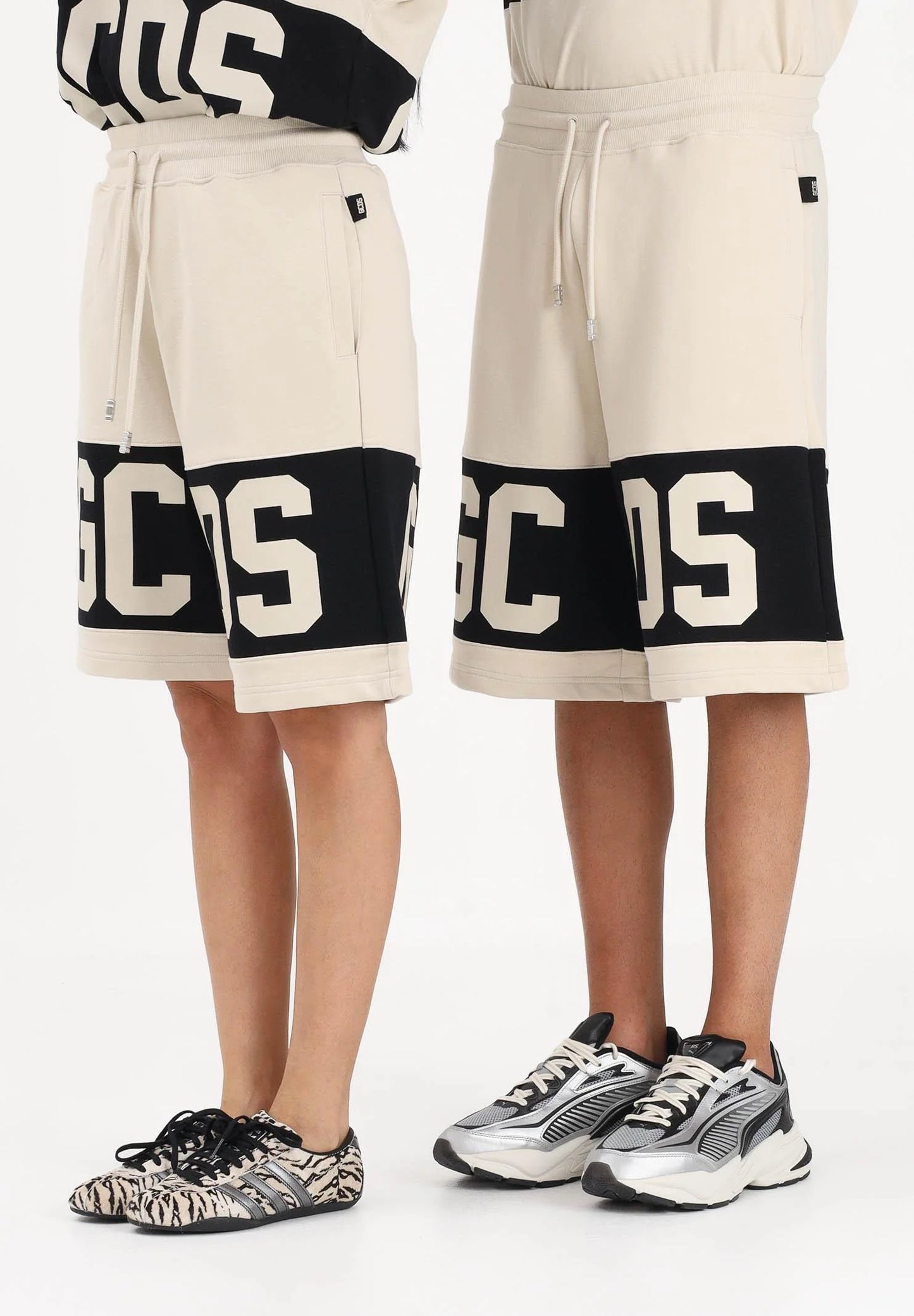 Band Logo Sweatshorts GCDS