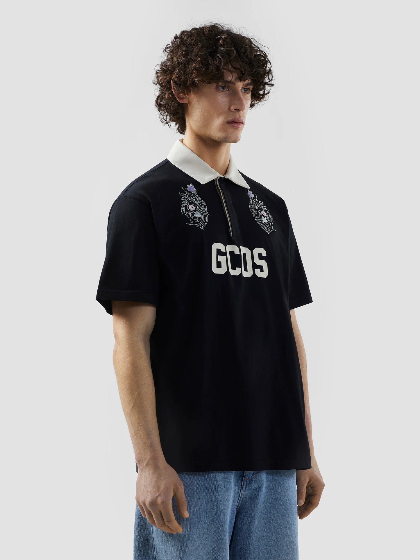 Tribal Flowers Polo GCDS