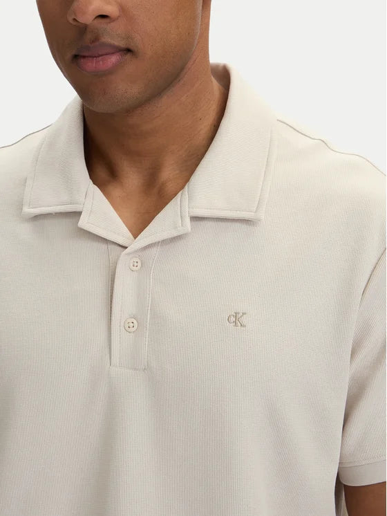 Micro Waffle Polo Calvin Klein